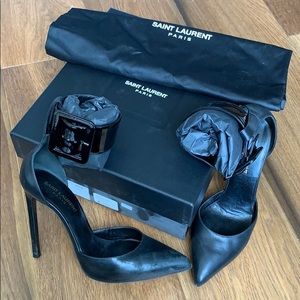 Saint Laurent Ankle Strap Heel